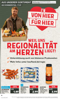 Kaufland prospekt Burghausen	 - gültig ab dem 16.07.2025 | Seite: 2 | Produkte: Milch, Adelholzener, Oettinger, Mineralwasser