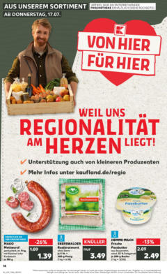 Kaufland prospekt Strausberg	 gültig ab dem 16.07.2025