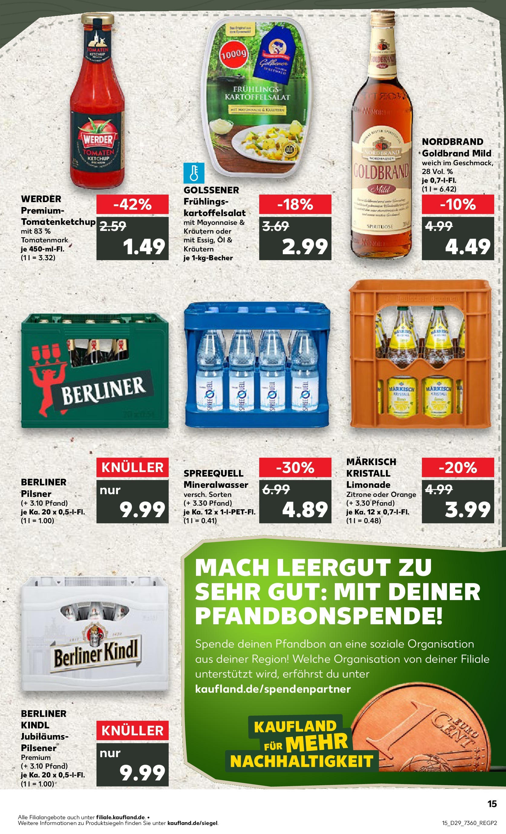 Prospekt Kaufland ab 16.07.2025 » Angebote Online zum Blättern | Seite: 2 | Produkte: Öl, Tomaten, Zitrone, Berliner pilsner