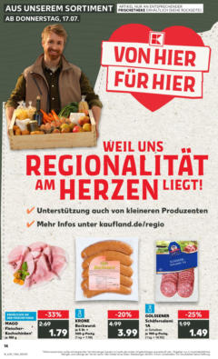 Kaufland prospekt Seelow	 gültig ab dem 16.07.2025