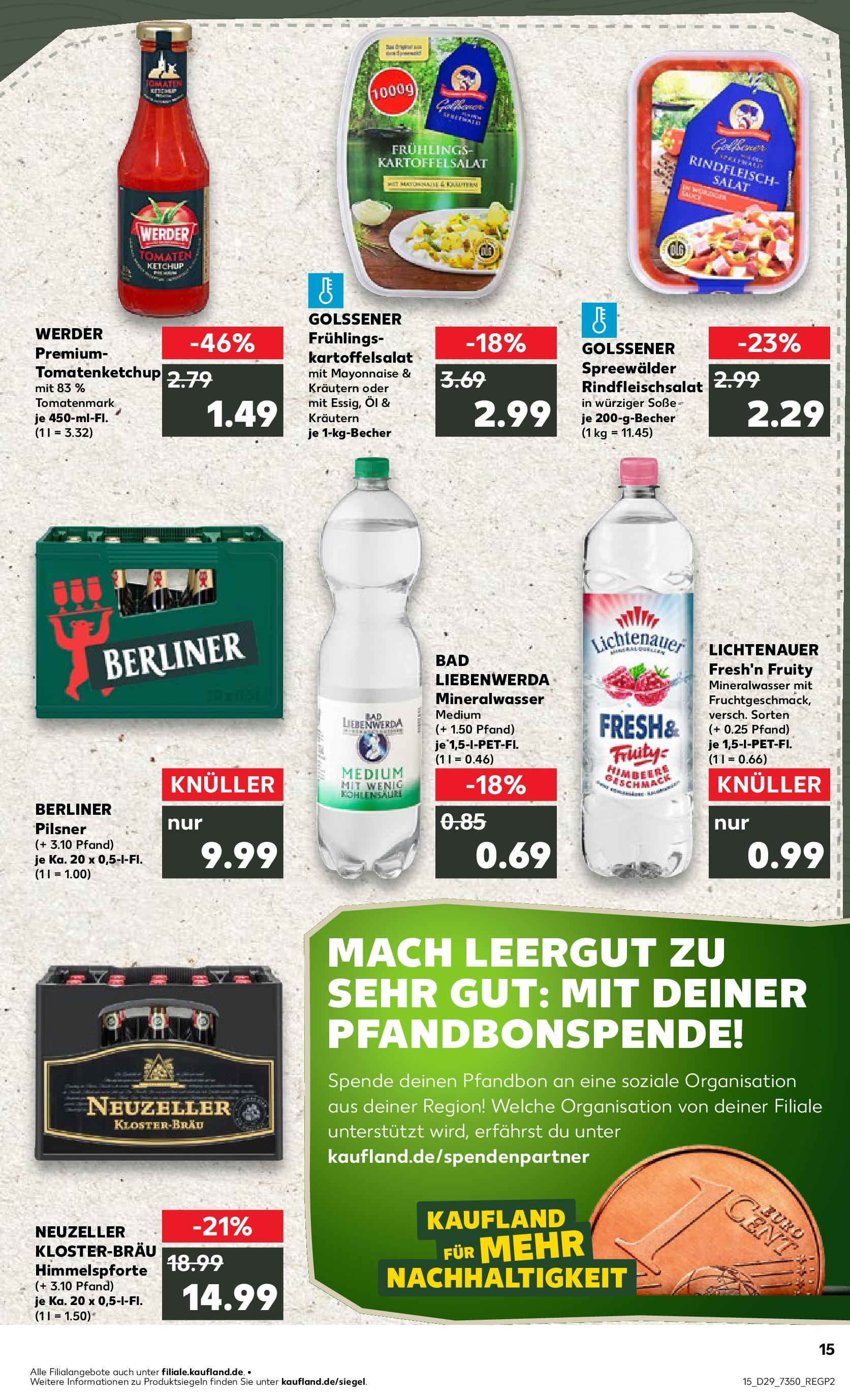 Prospekt Kaufland ab 16.07.2025 » Angebote Online zum Blättern | Seite: 2 | Produkte: Berliner, Öl, Soße, Ketchup