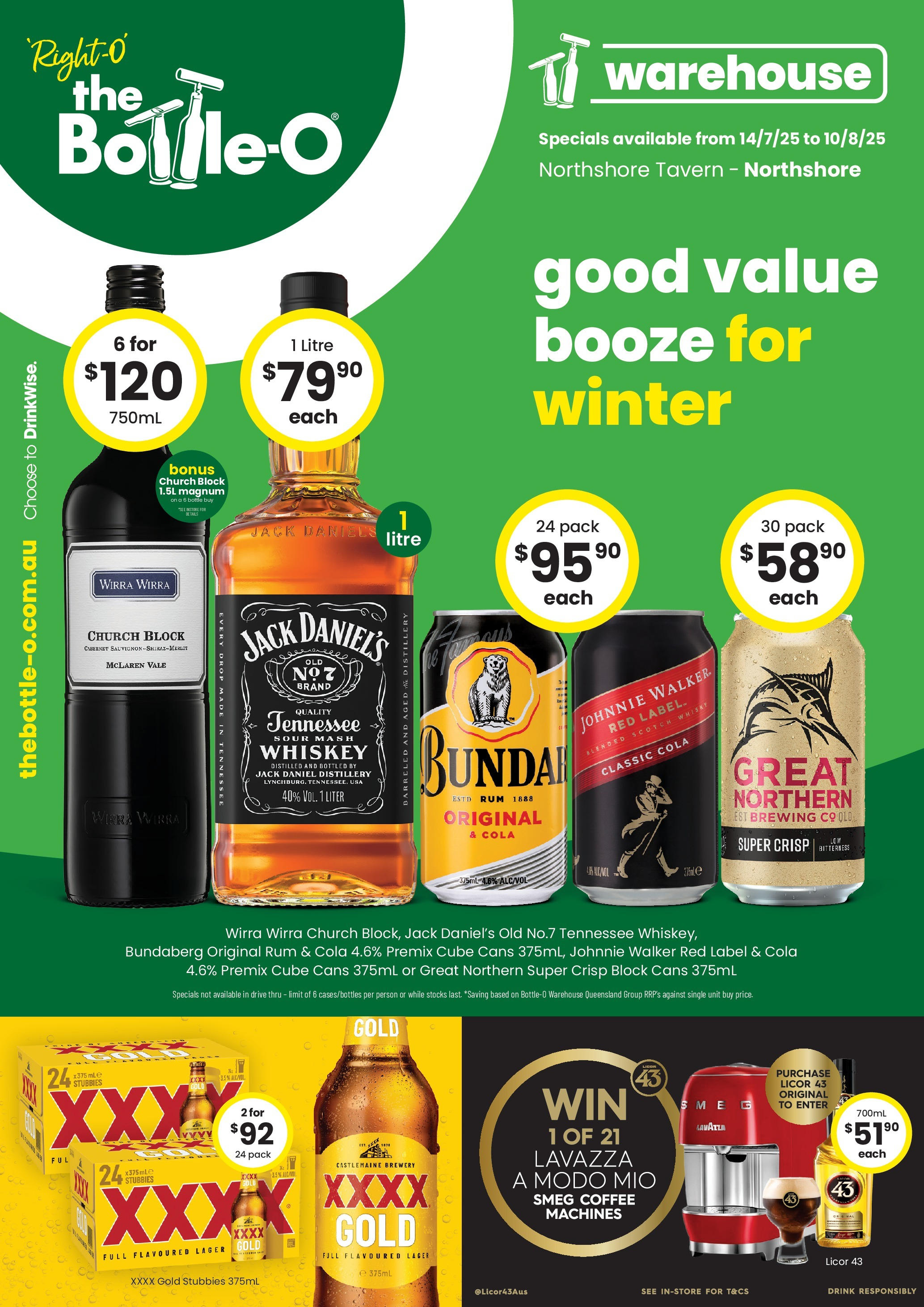 The Bottle-O catalogue valid from 14/07/2025 - page 1