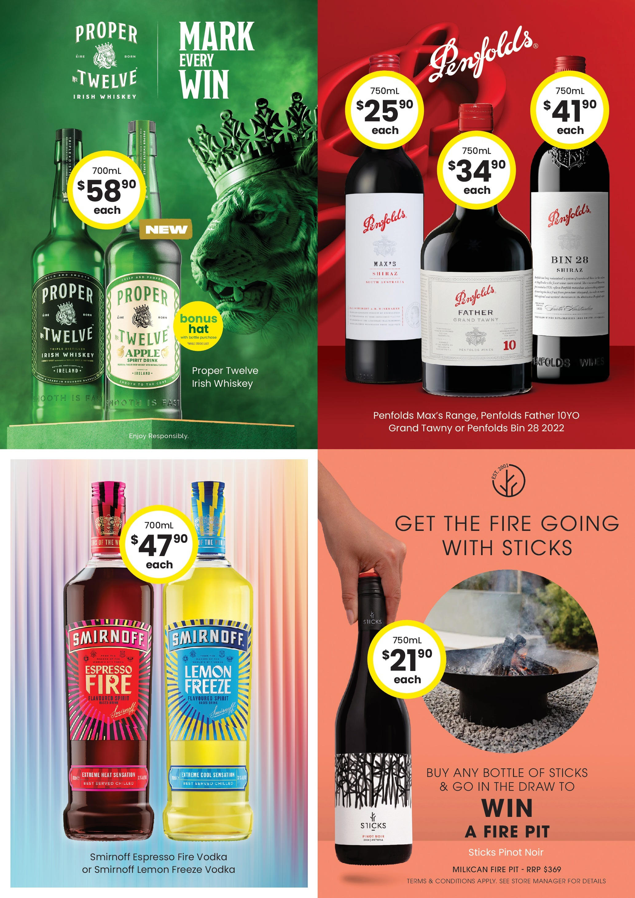 The Bottle-O Catalogue Wondunna - 13/07/2025 > weekly / monthly specials | Page: 2 | Products: Bourbon, Vodka, Whiskey, Lemon