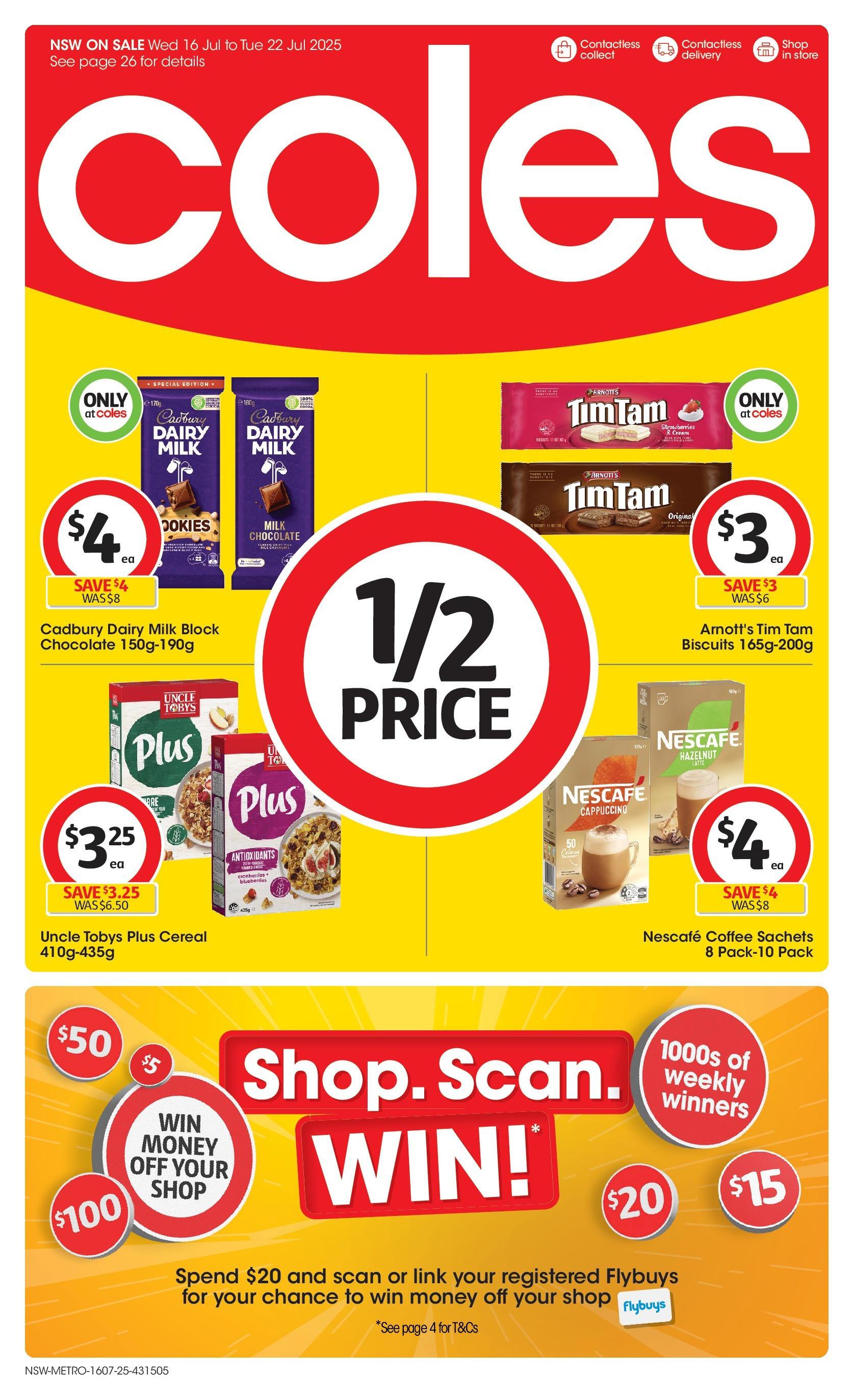Coles catalogue valid from 15/07/2025 - page 1