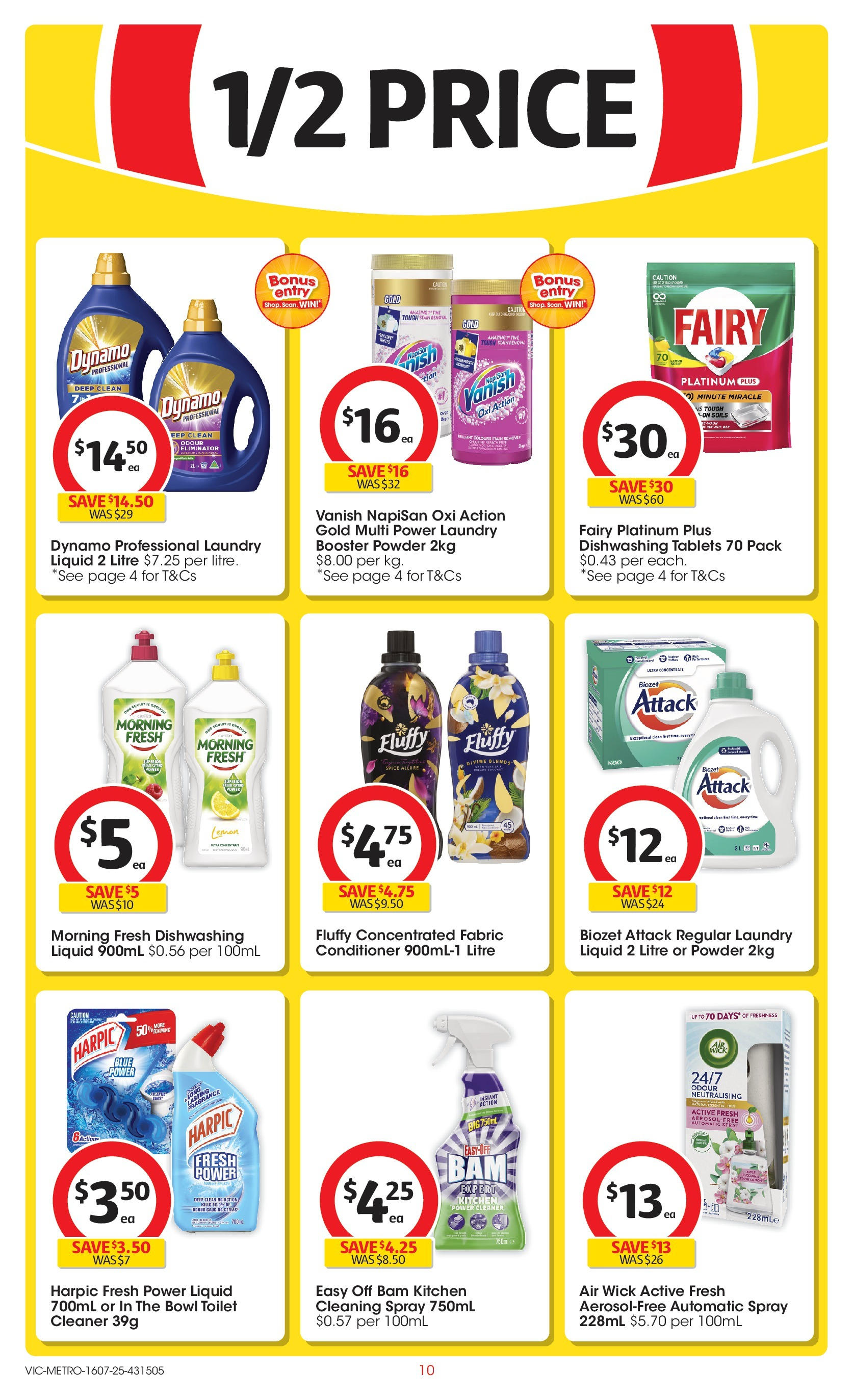 ﻿﻿Coles catalogue valid from 15/07/2025 > Online Australia | Page: 10 | Products: Fragrance, Powder, Cleaner, Lemon