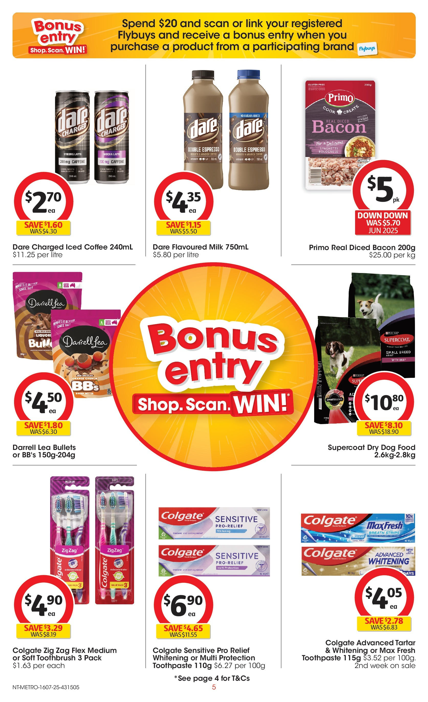 ﻿﻿Coles catalogue valid from 15/07/2025 > Online Australia | Page: 5 | Products: Coffee, Beef, Toothpaste, Parka