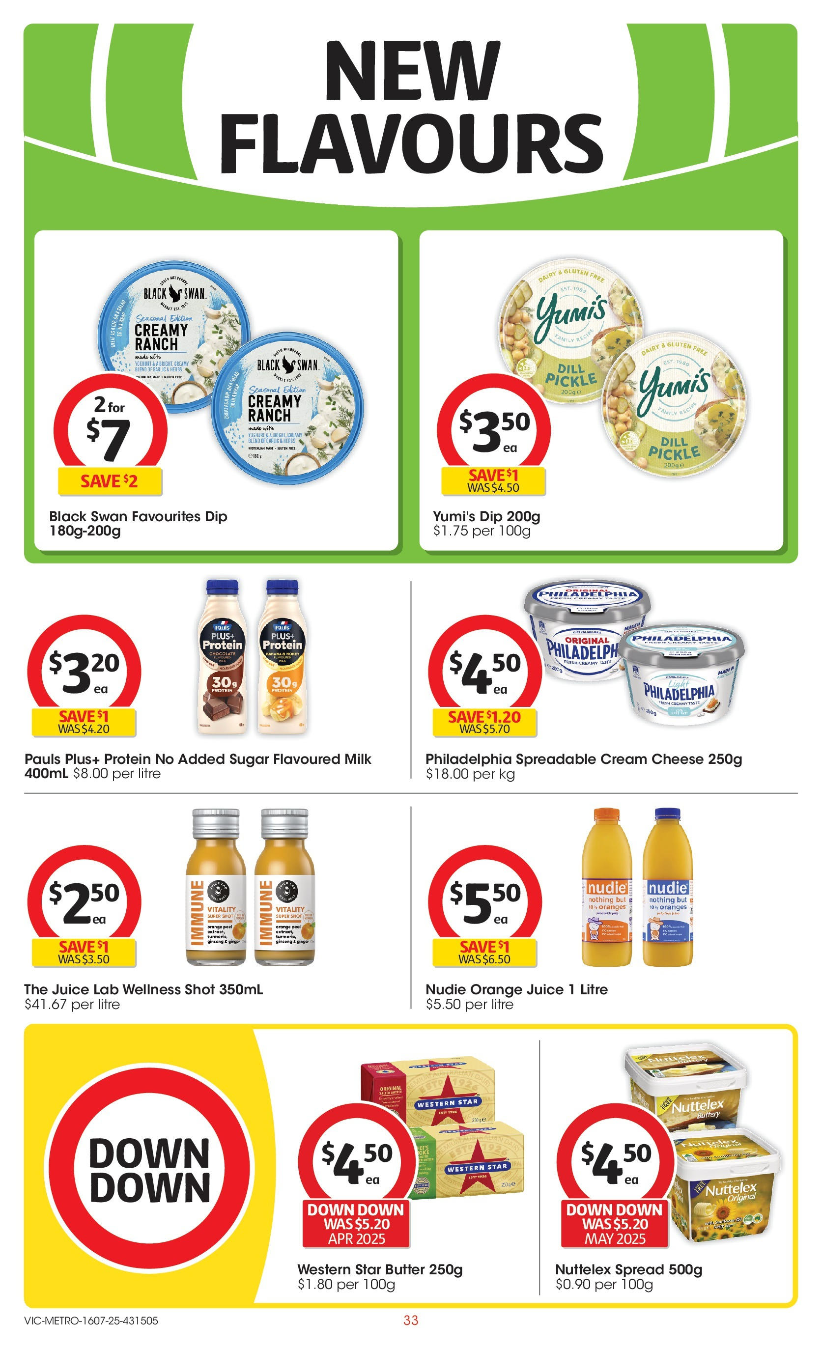 ﻿﻿Coles catalogue valid from 15/07/2025 > Online Australia | Page: 33 | Products: Chocolate, Peel, Oranges, Garlic