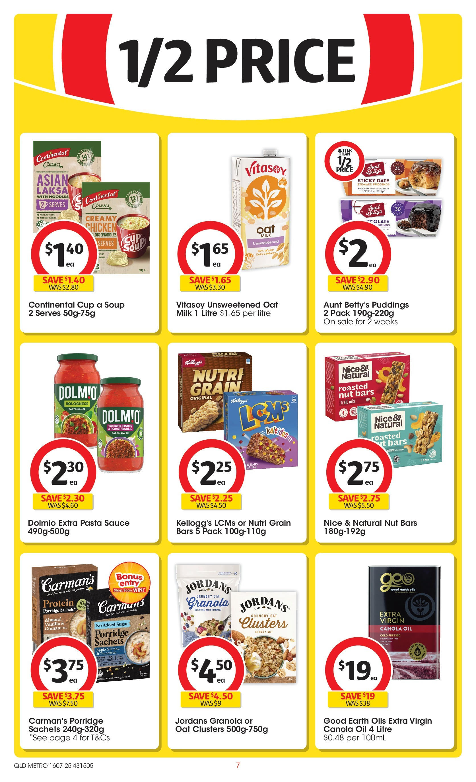 ﻿﻿Coles catalogue valid from 15/07/2025 > Online Australia | Page: 7 | Products: Pasta, Sauce, Garlic, Date