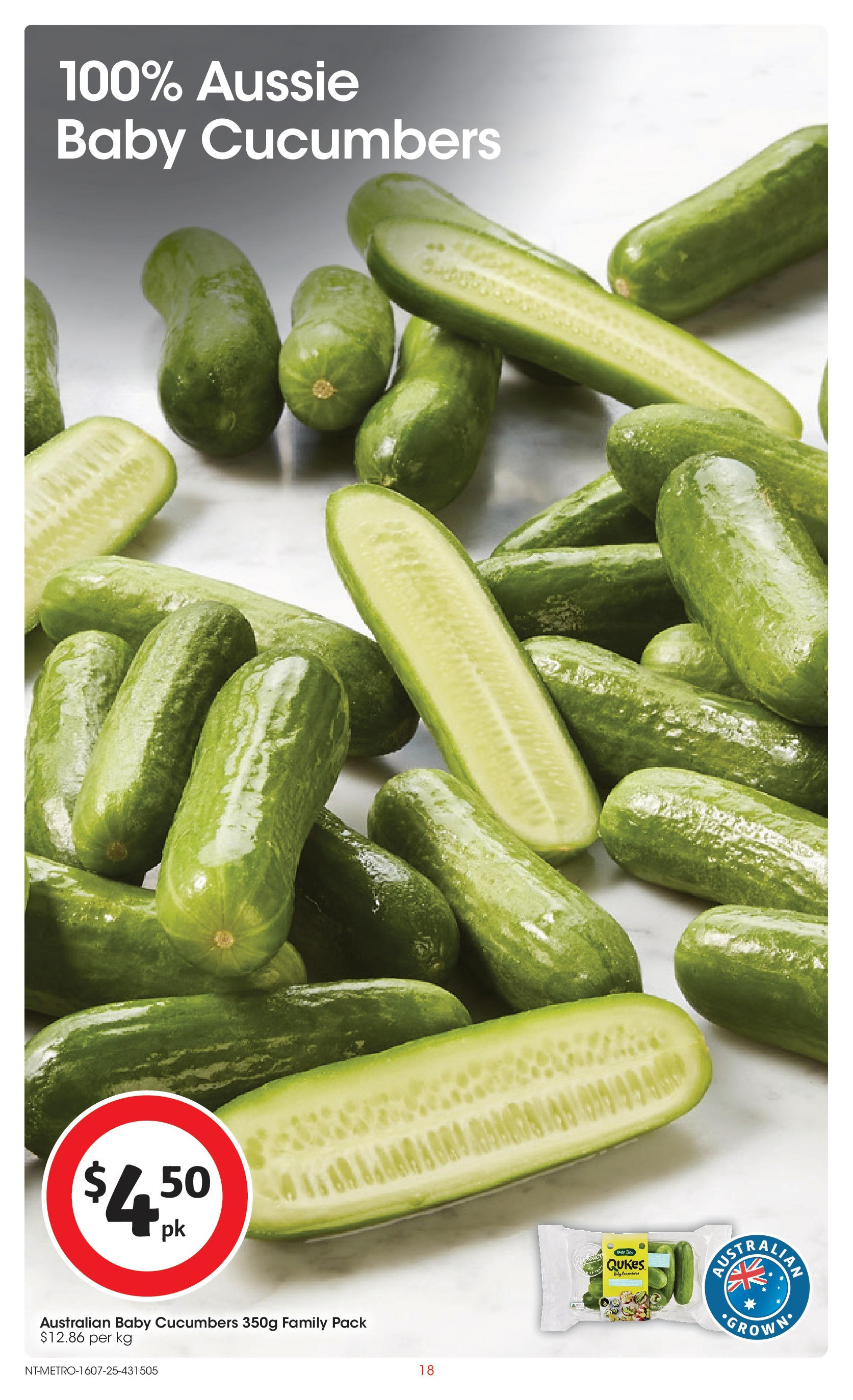 ﻿﻿Coles catalogue valid from 15/07/2025 > Online Australia | Page: 18 | Products: Cucumbers