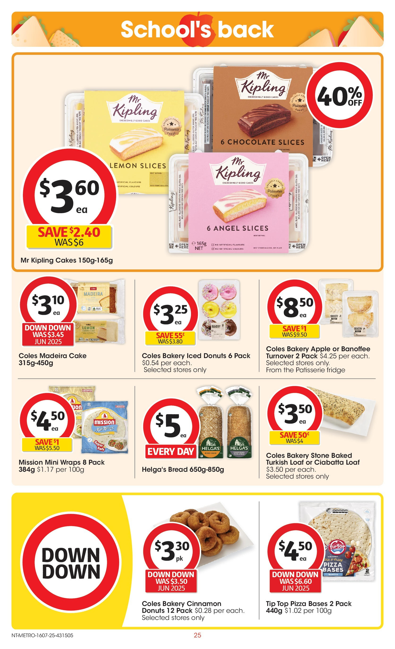 ﻿﻿Coles catalogue valid from 15/07/2025 > Online Australia | Page: 25 | Products: Milk, Pizza, Lemon, Fridge