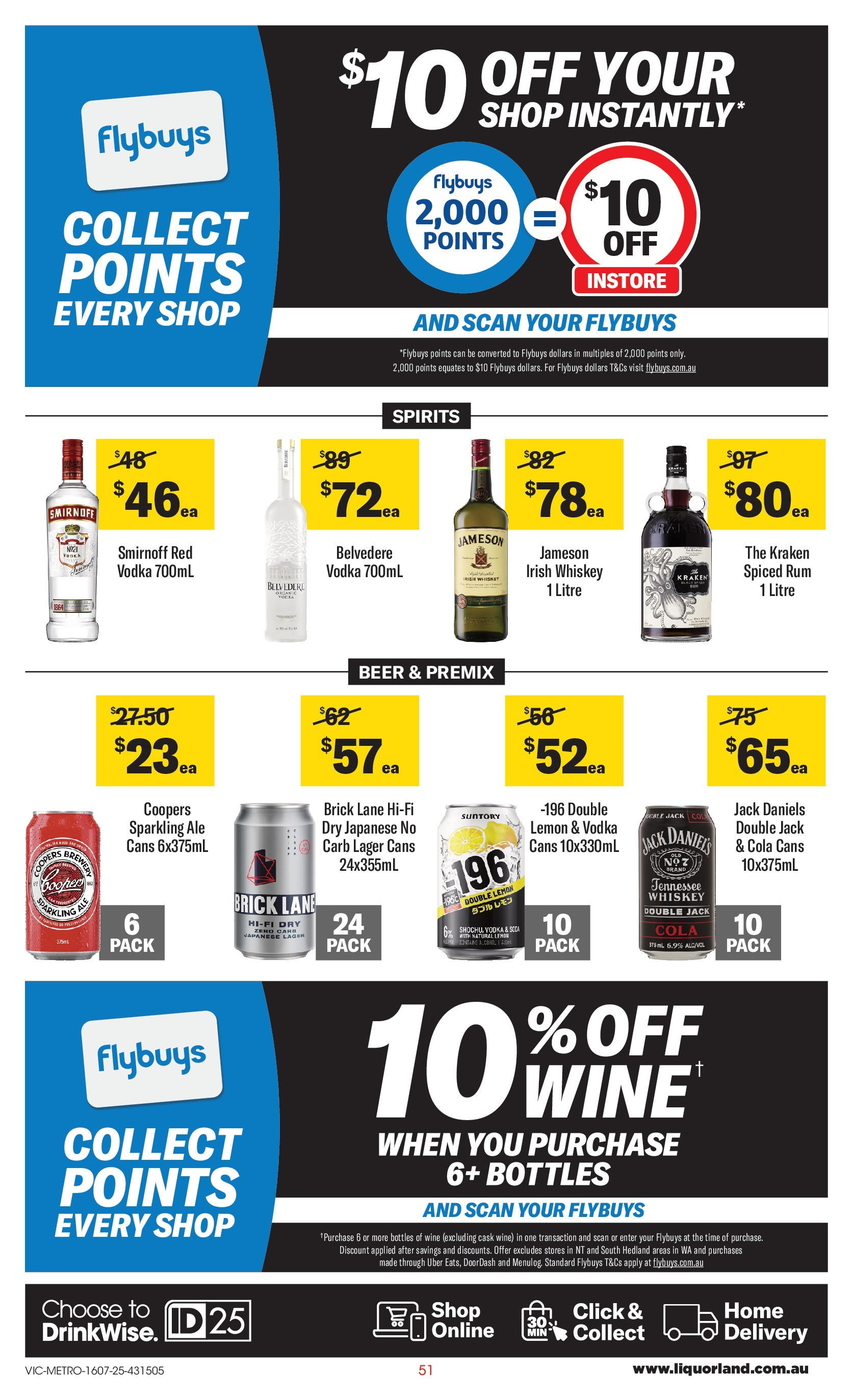 ﻿﻿Coles catalogue valid from 15/07/2025 > Online Australia | Page: 51 | Products: Beer, Vodka, Rum, Lemon
