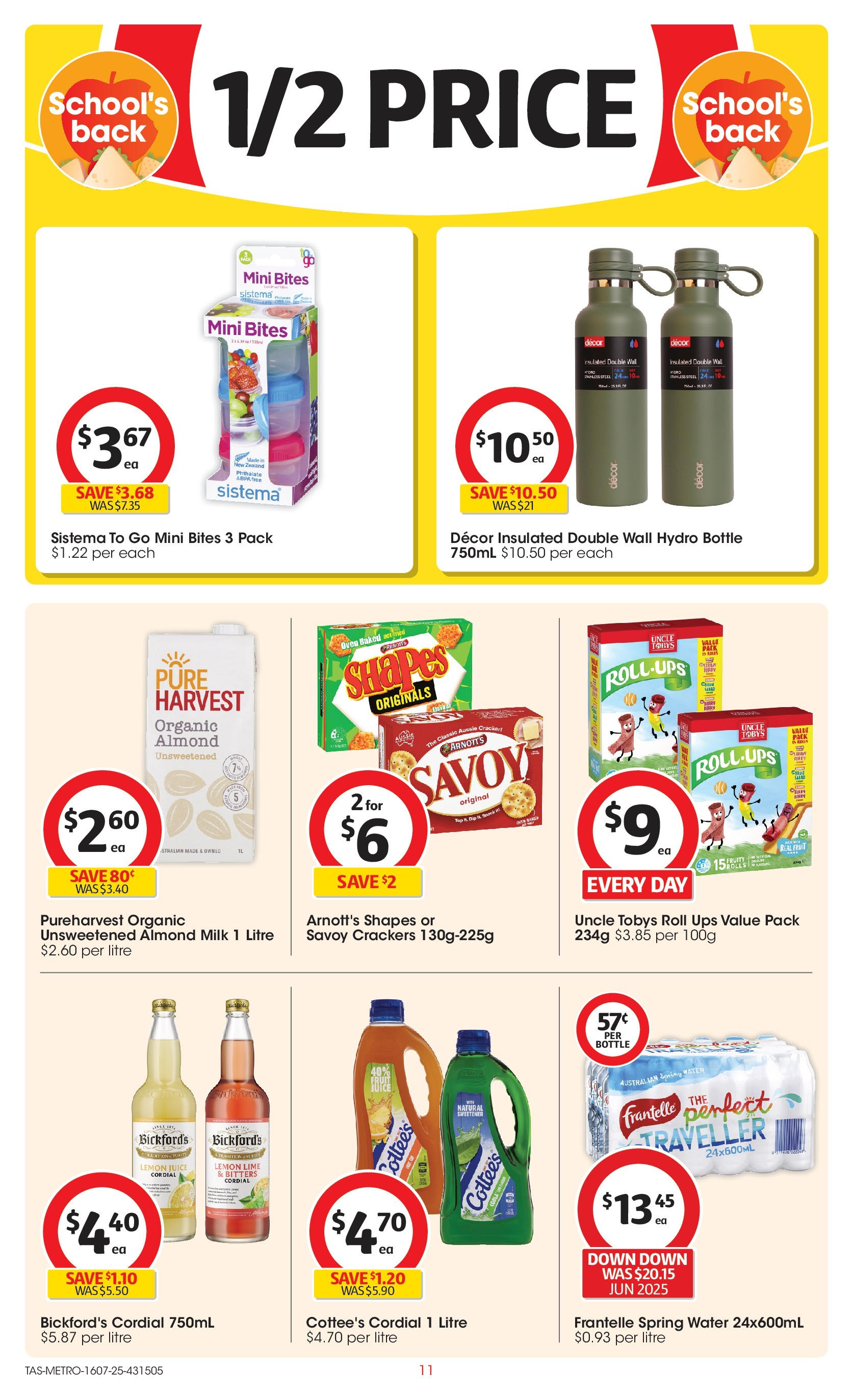 ﻿﻿Coles catalogue valid from 15/07/2025 > Online Australia | Page: 11 | Products: Decor, Milk, Lemon, Oven