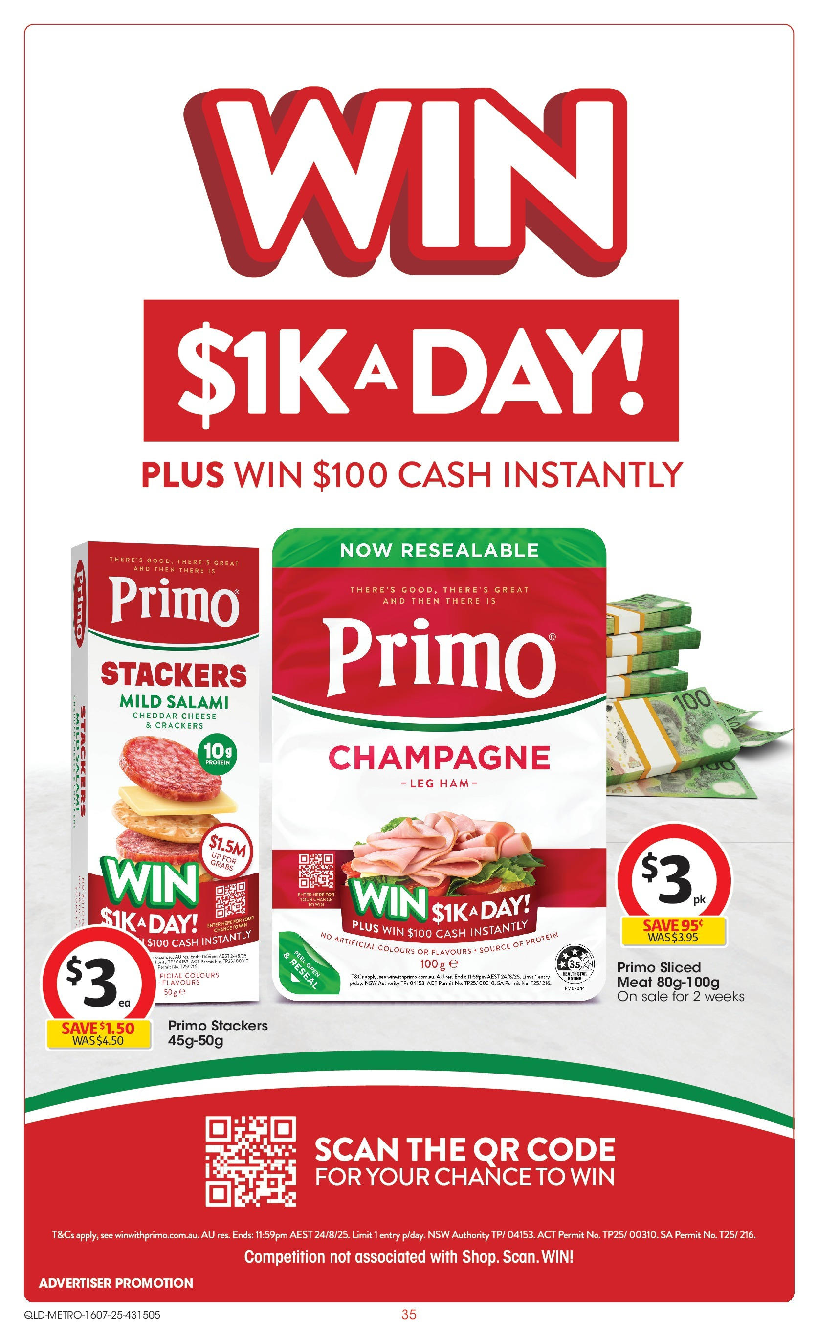﻿﻿Coles catalogue valid from 15/07/2025 > Online Australia | Page: 35 | Products: Salami, Ham, Peel, Meat