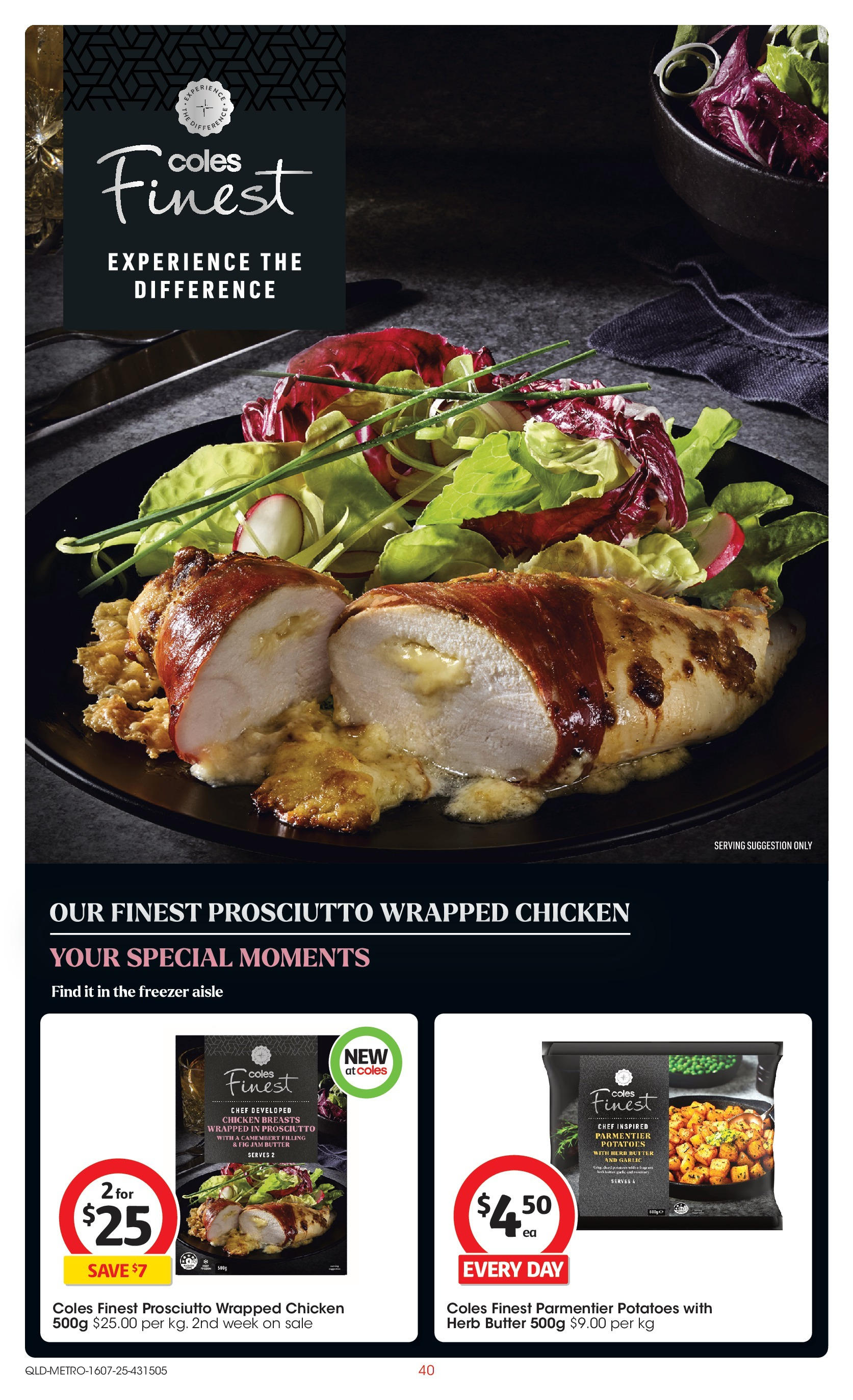 ﻿﻿Coles catalogue valid from 15/07/2025 > Online Australia | Page: 40 | Products: Butter, Herb, Potatoes, Freezer