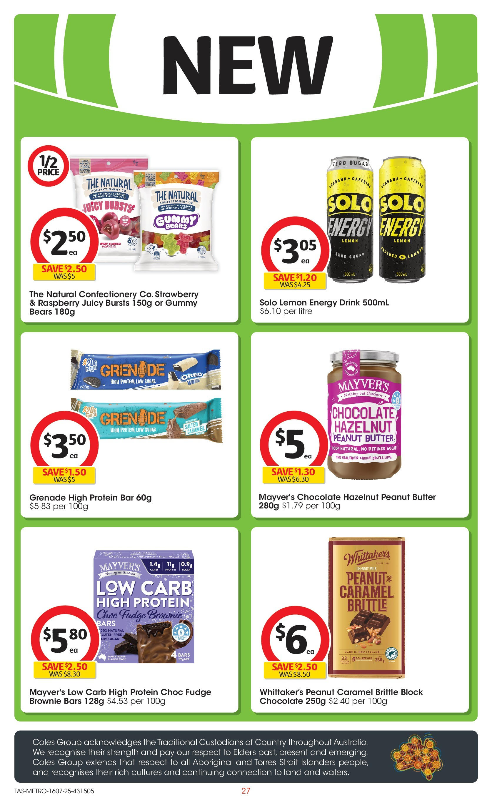 ﻿﻿Coles catalogue valid from 15/07/2025 > Online Australia | Page: 27 | Products: Milk, Butter, Lemon, Raspberry