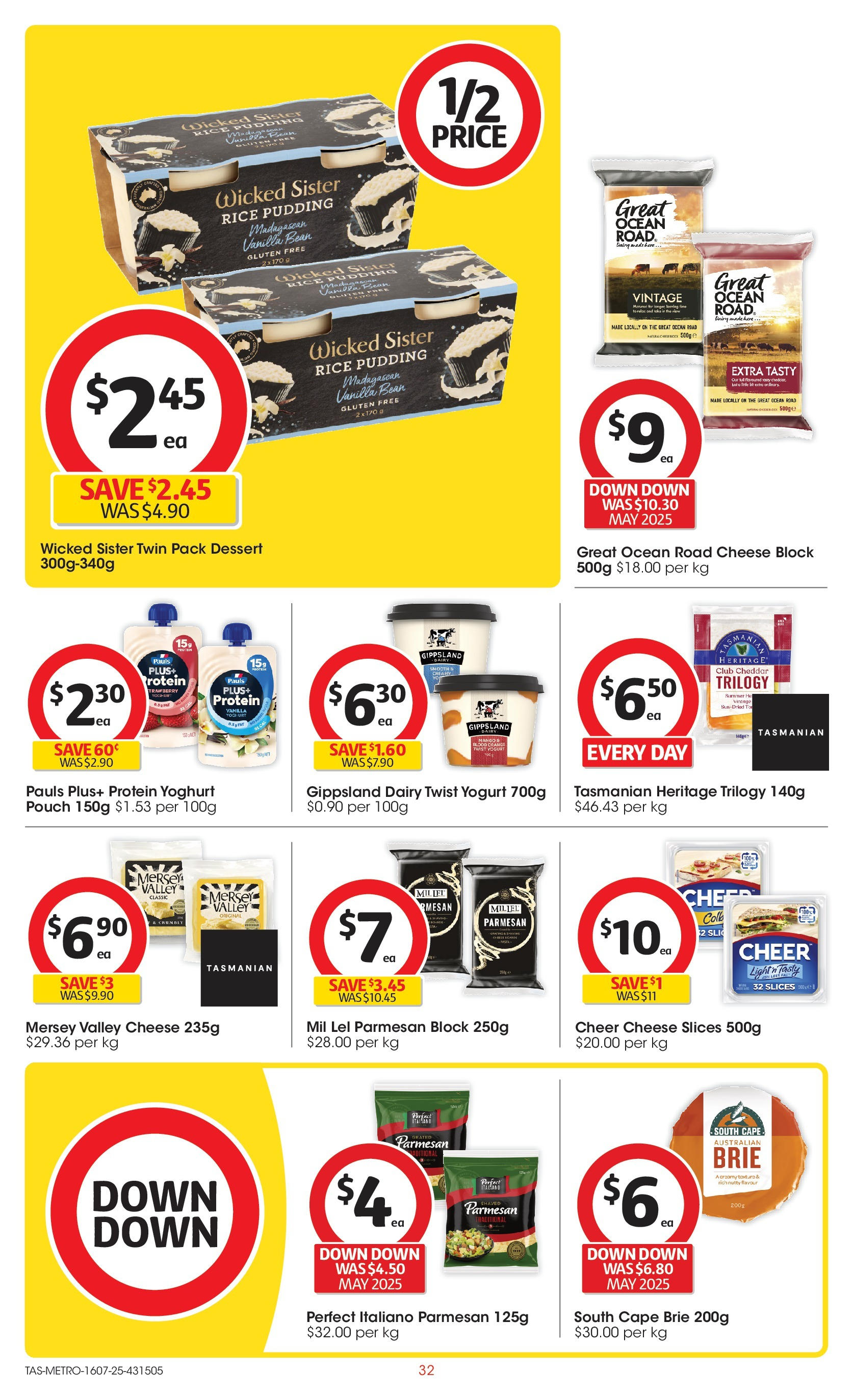 ﻿﻿Coles catalogue valid from 15/07/2025 > Online Australia | Page: 32 | Products: Yoghurt, Rice, Pudding, Mango