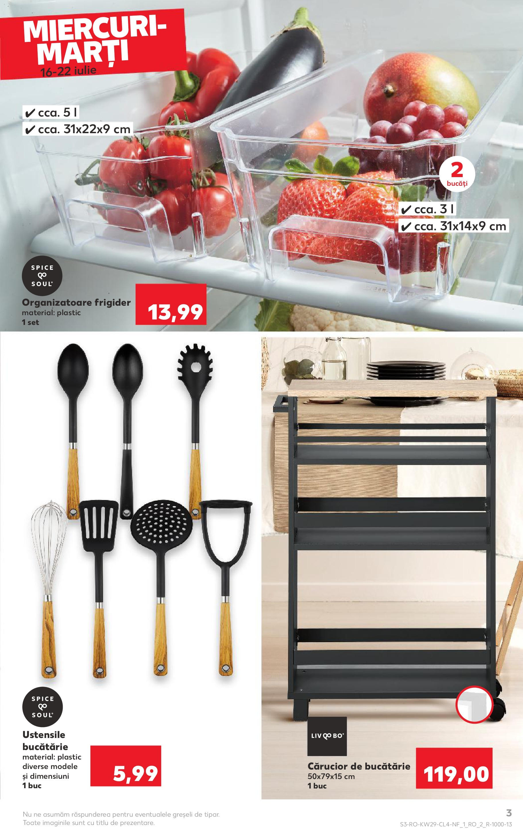 Kaufland - Catalog Kaufland până în data de 22.07.2025 15.07.2025 - Revista si Oferta | Pagină: 3 | Produse: Frigider, Bucătărie