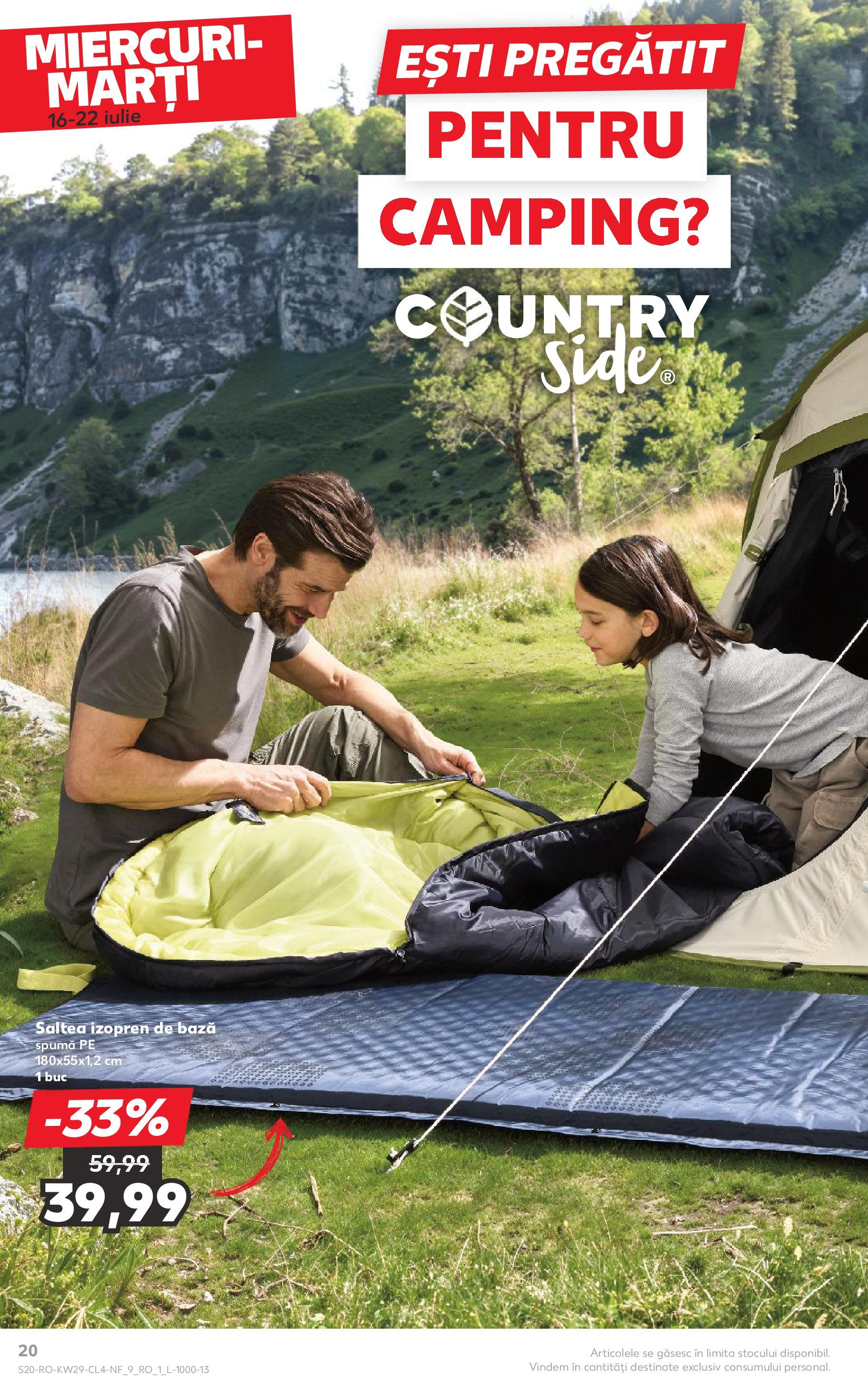 Kaufland - Catalog Kaufland până în data de 22.07.2025 15.07.2025 - Revista si Oferta | Pagină: 20 | Produse: Saltea