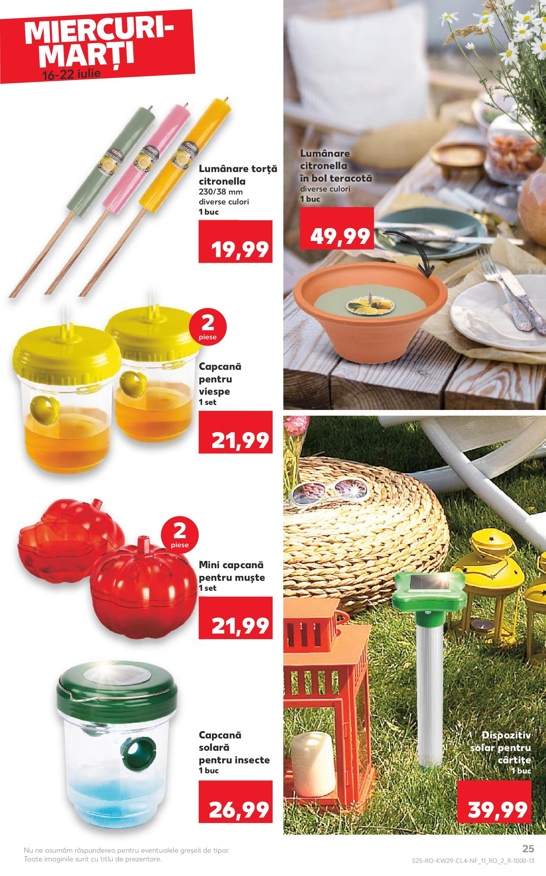 Kaufland - Catalog Kaufland până în data de 22.07.2025 15.07.2025 - Revista si Oferta | Pagină: 25 | Produse: Bol, Lumânare