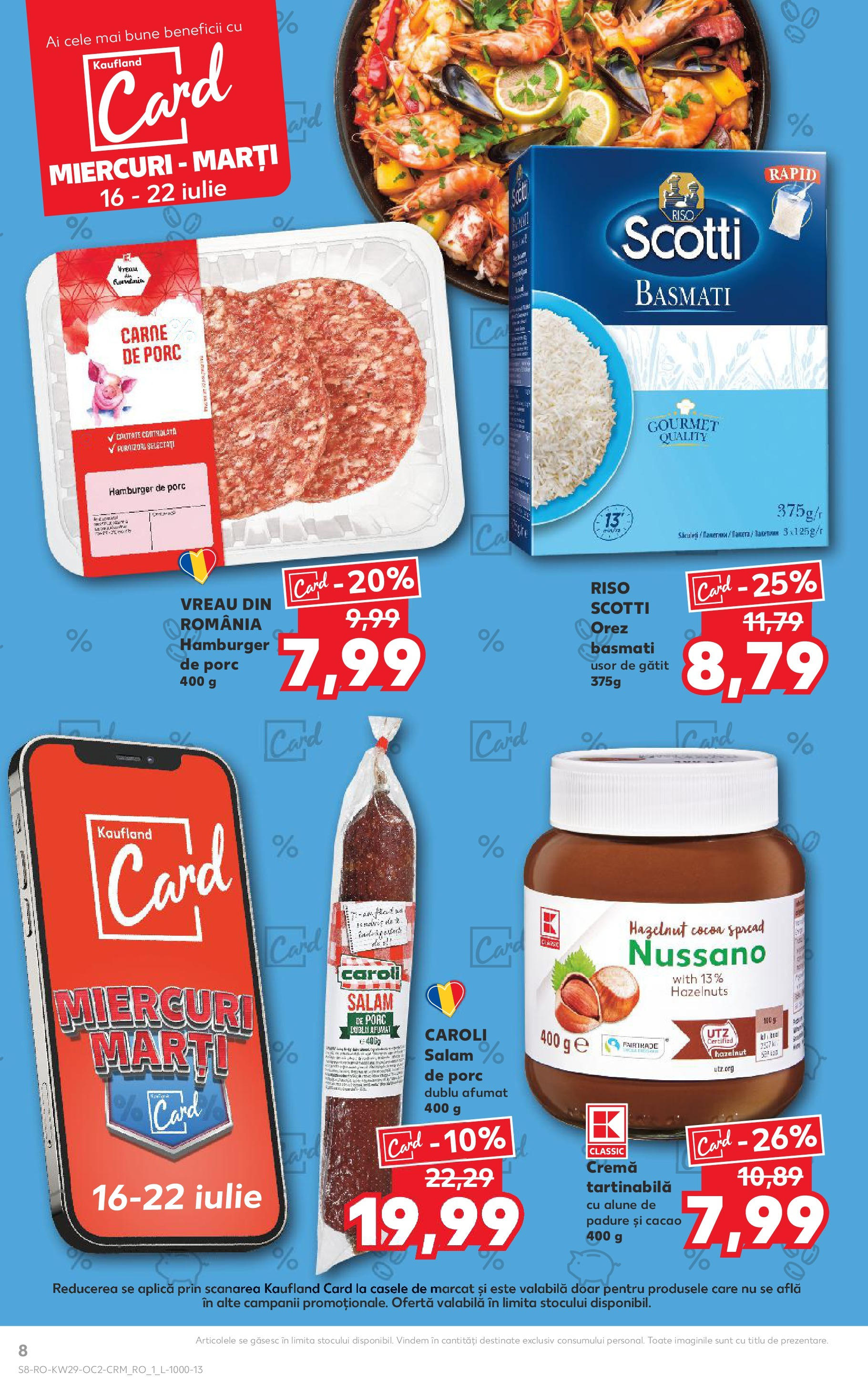 Catalog Kaufland - Sibiu 16.07.2025 || Revista si Oferte | Pagină: 8 | Produse: Alune, Orez, Cacao, Cremă tartinabilă Catalog Kaufland - Sibiu 16.07.2025 - Revista si Oferta | Pagină: 8 | Produse: Alune, Orez, Cacao, Cremă tartinabilă