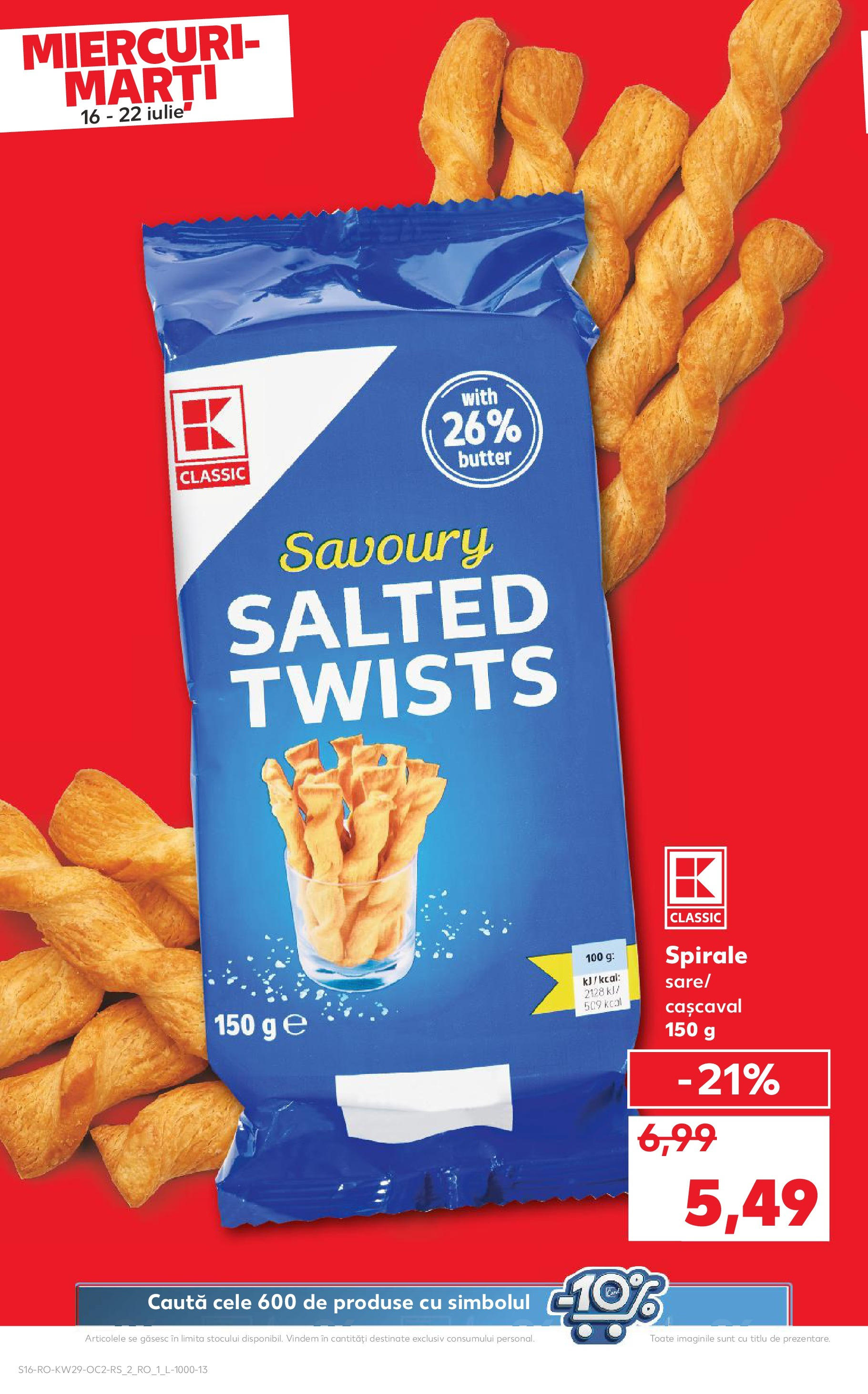 Catalog Kaufland - Sibiu 16.07.2025 || Revista si Oferte | Pagină: 16 | Produse: Cașcaval Catalog Kaufland - Sibiu 16.07.2025 - Revista si Oferta | Pagină: 16 | Produse: Cașcaval