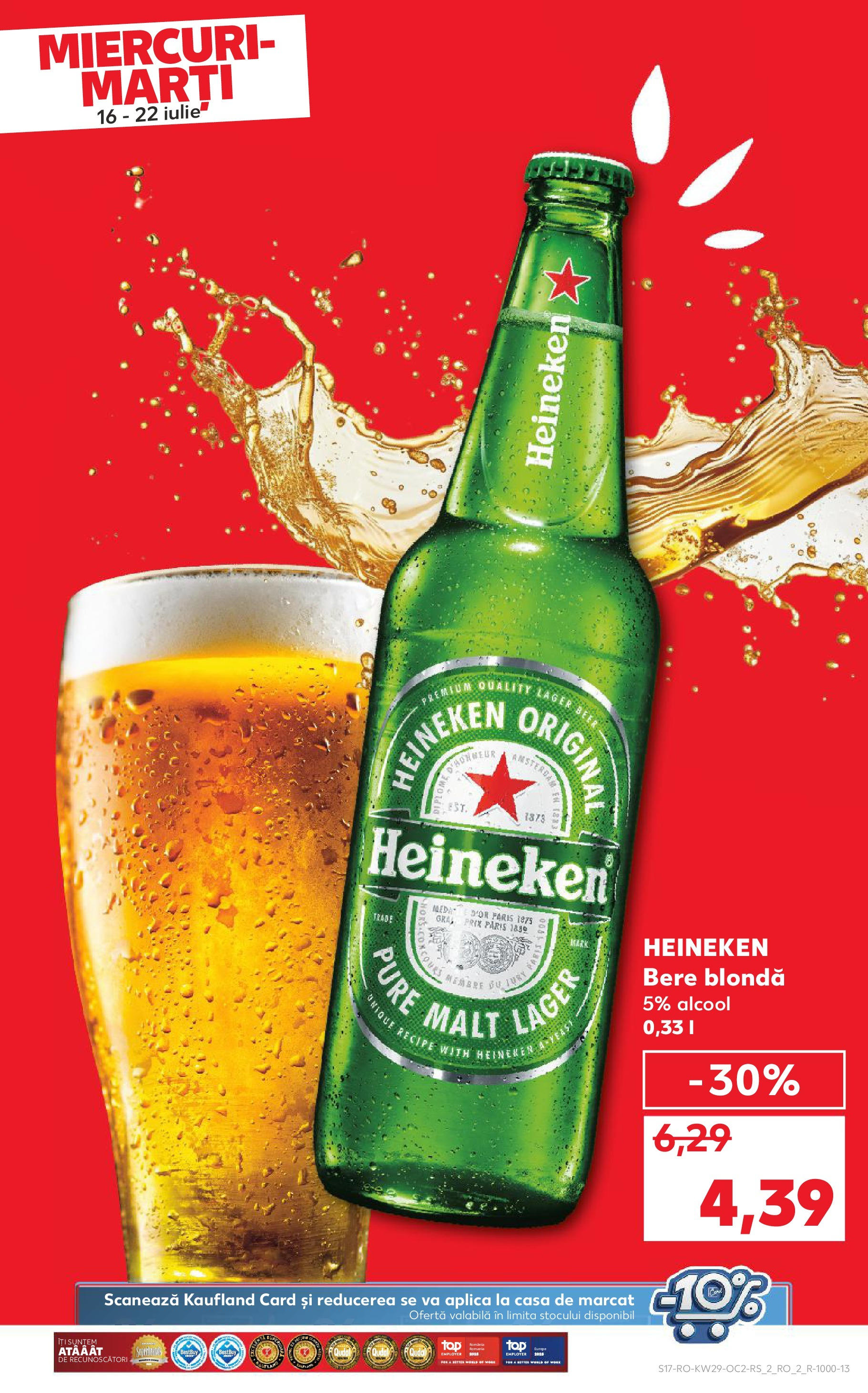 Catalog Kaufland - Sibiu 16.07.2025 || Revista si Oferte | Pagină: 17 | Produse: Bere Catalog Kaufland - Sibiu 16.07.2025 - Revista si Oferta | Pagină: 17 | Produse: Bere