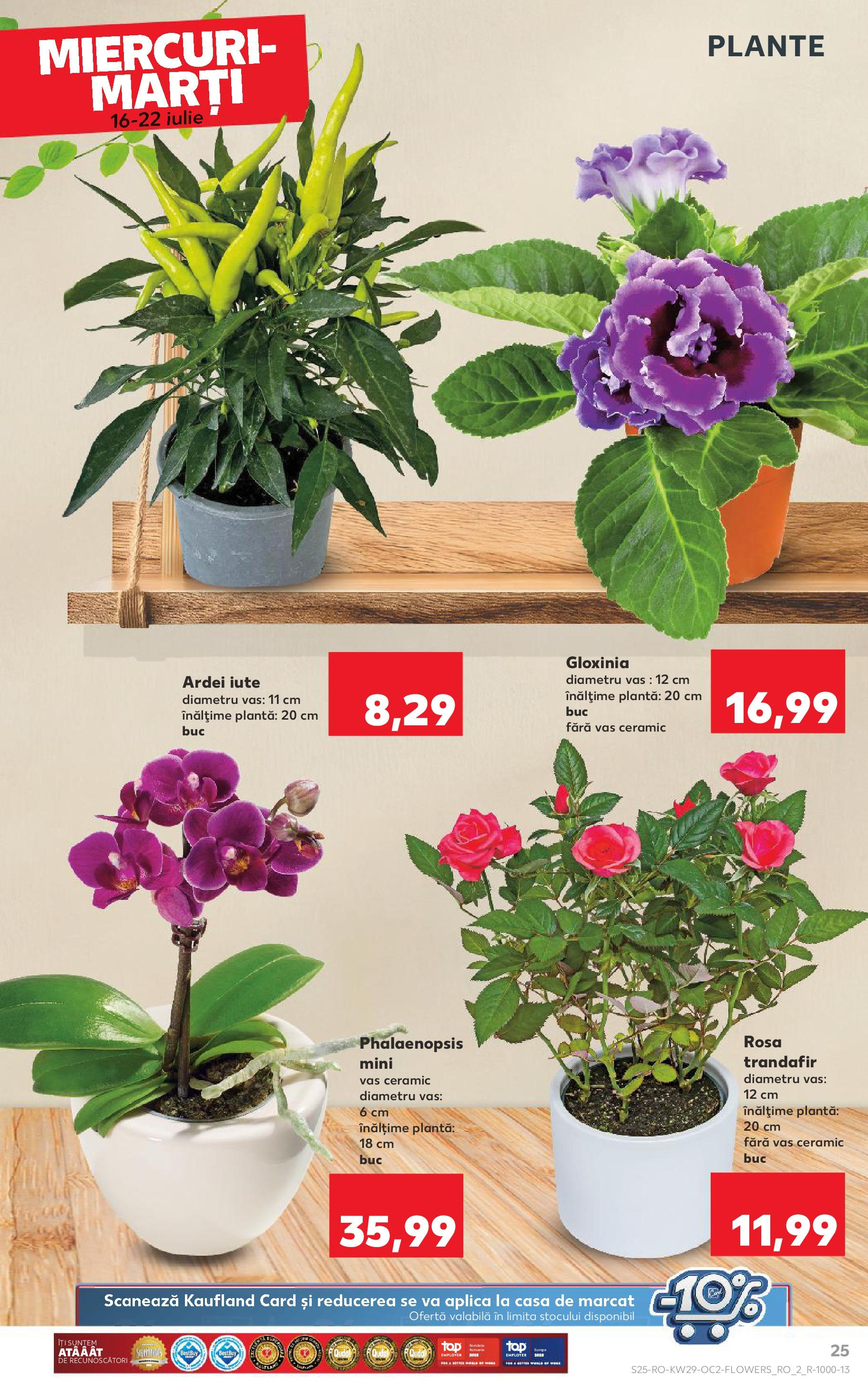 Catalog Kaufland - Sibiu 16.07.2025 || Revista si Oferte | Pagină: 25 | Produse: Trandafir, Ardei, Ardei iute Catalog Kaufland - Sibiu 16.07.2025 - Revista si Oferta | Pagină: 25 | Produse: Trandafir, Ardei, Ardei iute