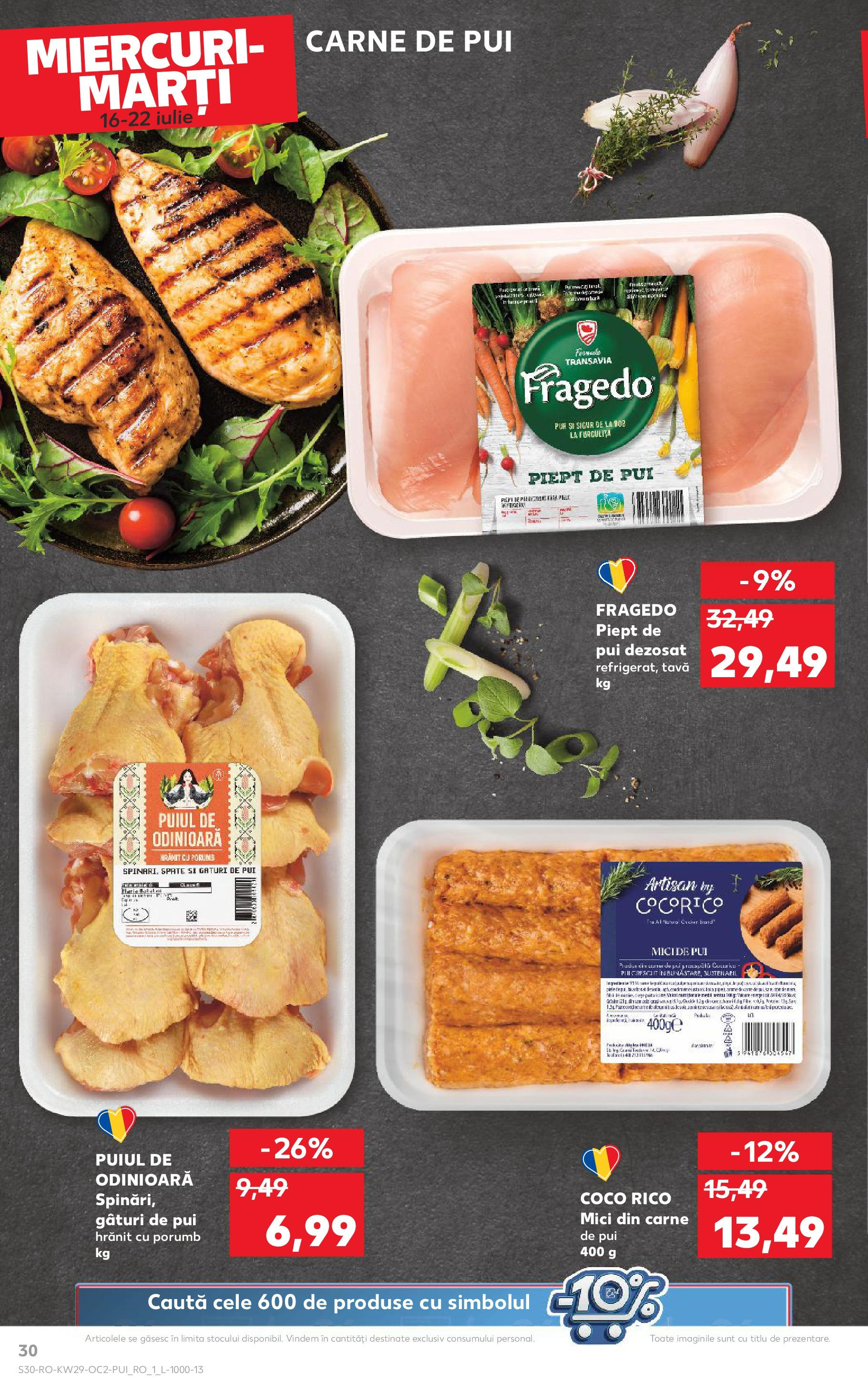 Catalog Kaufland - Sibiu 16.07.2025 || Revista si Oferte | Pagină: 30 | Produse: Hacıyatmaz Kedi Oyuncağı, Mici, Carne De Pui, Porumb Catalog Kaufland - Sibiu 16.07.2025 - Revista si Oferta | Pagină: 30 | Produse: Hacıyatmaz Kedi Oyuncağı, Mici, Carne De Pui, Porumb