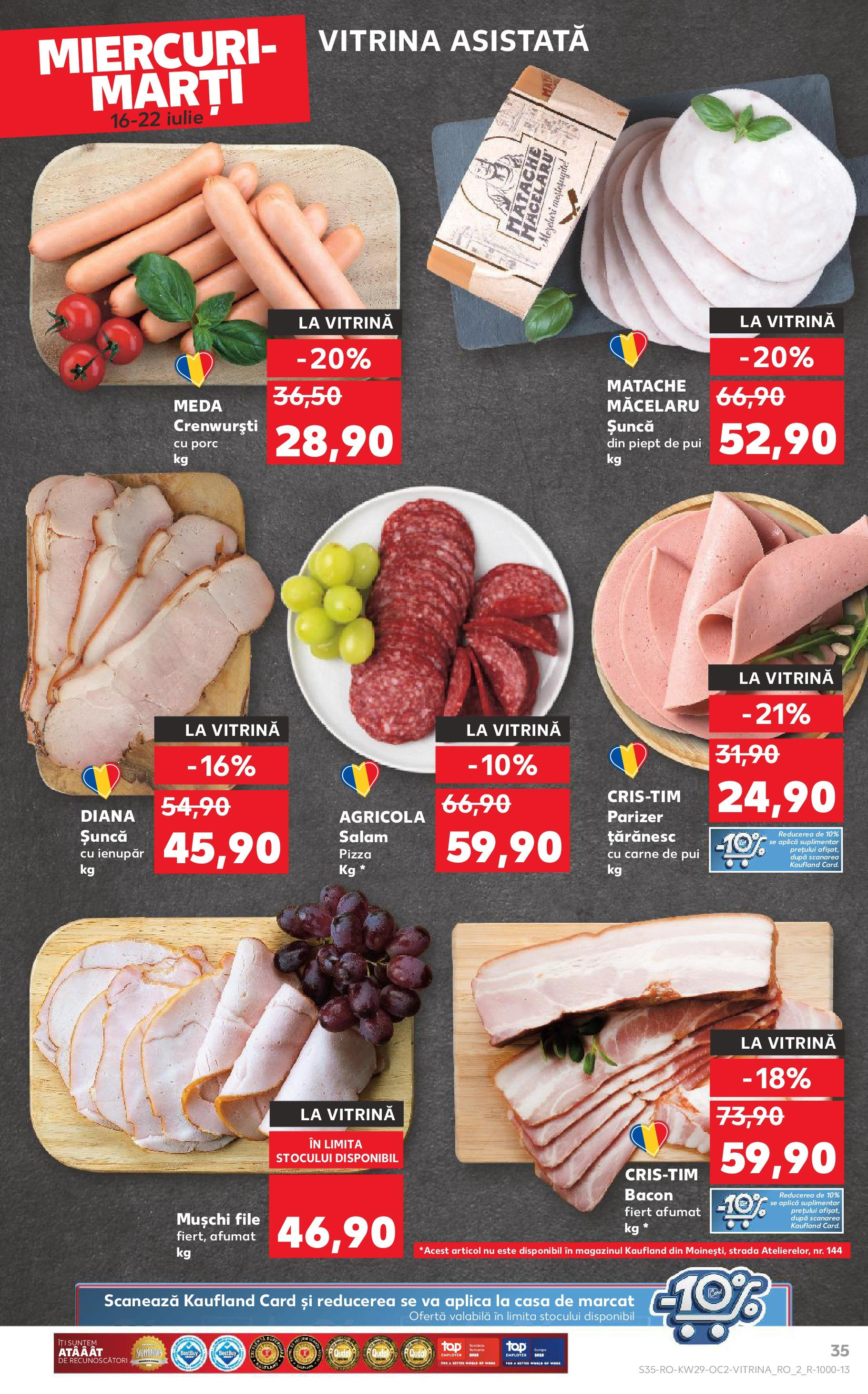 Catalog Kaufland - Sibiu 16.07.2025 || Revista si Oferte | Pagină: 35 | Produse: Hacıyatmaz Kedi Oyuncağı, Bacon, Șuncă, Pizza Catalog Kaufland - Sibiu 16.07.2025 - Revista si Oferta | Pagină: 35 | Produse: Hacıyatmaz Kedi Oyuncağı, Bacon, Șuncă, Pizza
