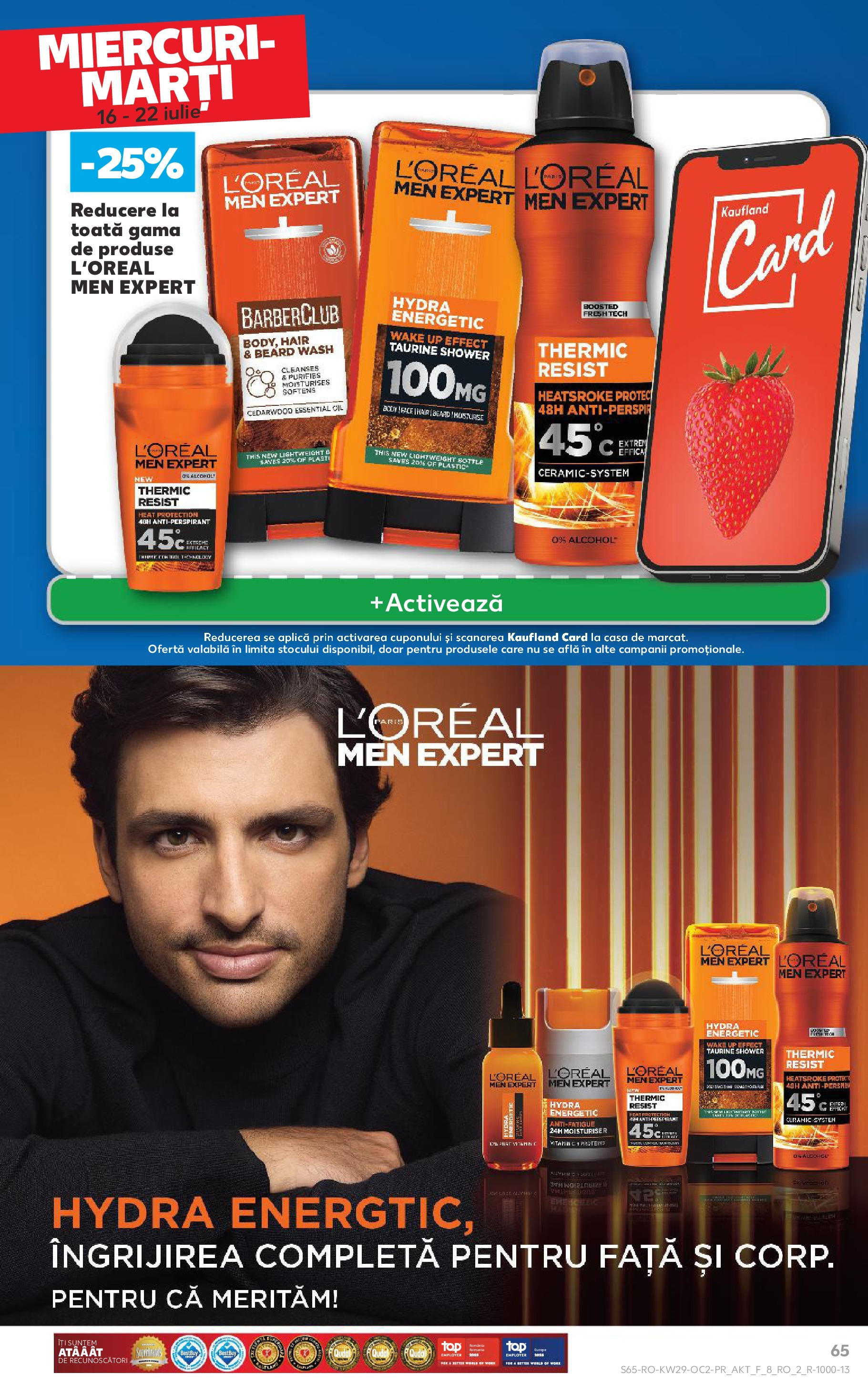 Catalog Kaufland - Sibiu 16.07.2025 || Revista si Oferte | Pagină: 65 | Produse: Body, Antiperspirant Catalog Kaufland - Sibiu 16.07.2025 - Revista si Oferta | Pagină: 65 | Produse: Body, Antiperspirant