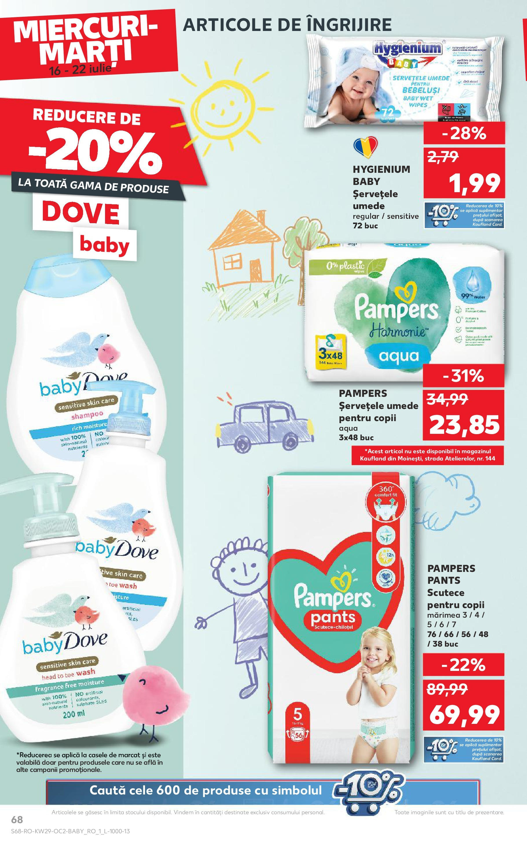 Catalog Kaufland - Sibiu 16.07.2025 || Revista si Oferte | Pagină: 68 | Produse: Pirinç gevreği, Șervețele umede, Scutece Catalog Kaufland - Sibiu 16.07.2025 - Revista si Oferta | Pagină: 68 | Produse: Pirinç gevreği, Șervețele umede, Scutece