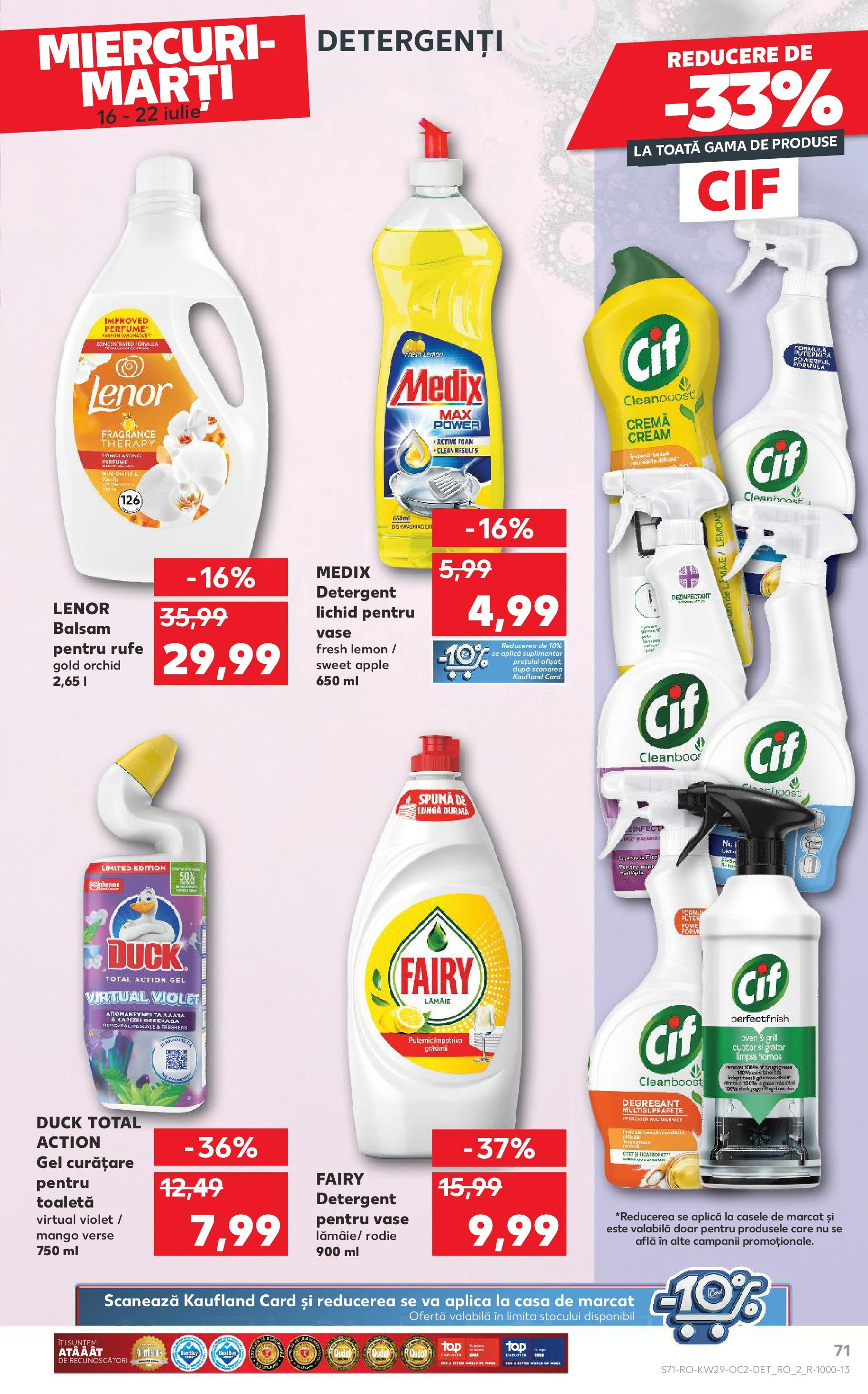 Catalog Kaufland - Sibiu 16.07.2025 || Revista si Oferte | Pagină: 71 | Produse: Cuptor, Grill, Cremă, Lămâie Catalog Kaufland - Sibiu 16.07.2025 - Revista si Oferta | Pagină: 71 | Produse: Cuptor, Grill, Cremă, Lămâie