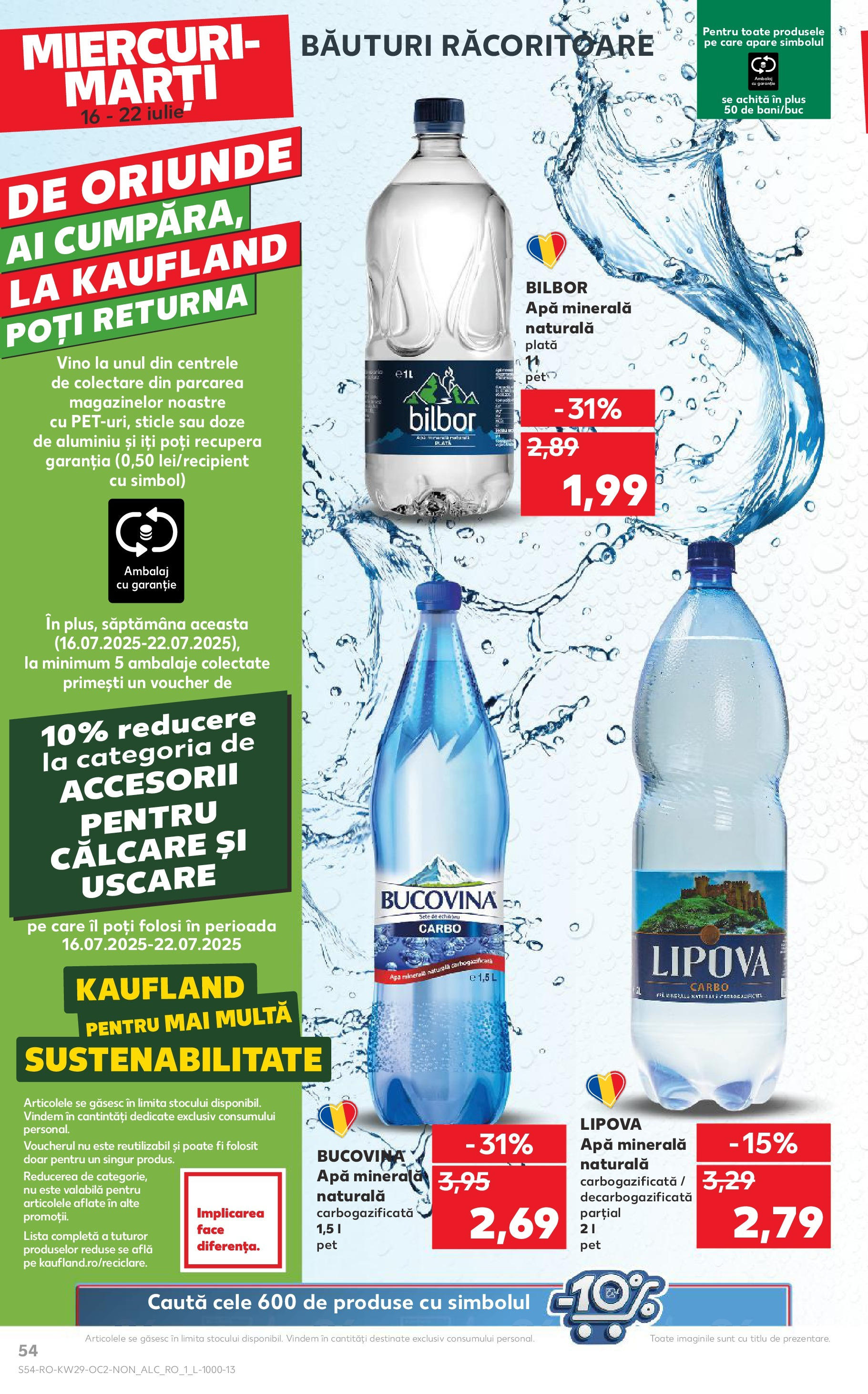 Catalog Kaufland - Iaşi 16.07.2025 || Revista si Oferte | Pagină: 54 | Produse: Yazı tahtası kalemi, Apă Catalog Kaufland - Iaşi 16.07.2025 - Revista si Oferta | Pagină: 54 | Produse: Yazı tahtası kalemi, Apă