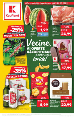 Kaufland - Catalog Kaufland până în data de 22.07.2025 – previzualizare al pliantului de la Kaufland valabil de la 15.07.2025