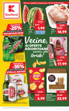 Kaufland - Catalog Kaufland până în data de 22.07.2025 – previzualizare al pliantului de la Kaufland valabil de la 15.07.2025