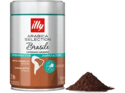 Illy Arabica Selection, Brasil Cerrado Mineiro Kaffeegemahlen, 250 g, Kompatibles System: Espressomaschinen