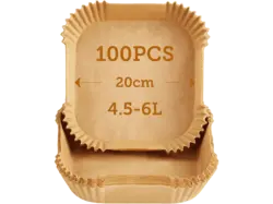 Cosori CLR-R601 Backpapier für Airfryer 100 Stück; Backpapier 4.5l-6.4l