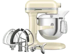 Kitchen Aid 5KSM70SHXEAC Küchenmaschine Creme (Rührschüsselkapazität: 6,6 l, 375 Watt)