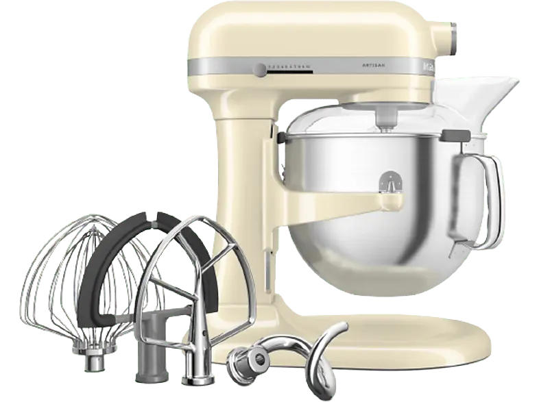 Kitchen Aid 5KSM70SHXEAC Küchenmaschine Creme (Rührschüsselkapazität: 6,6 l, 375 Watt)