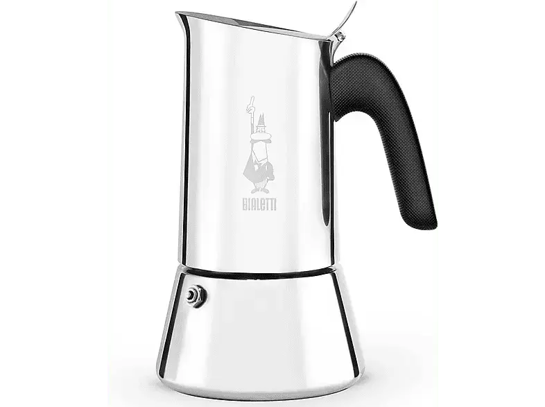 Bialetti 7256 Venus 10-Tassen Induktion Edelstahl; Espressokocher