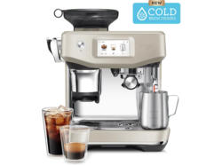 Sage SES882ALM4EEU1 Barista Touch Impress Cold Kaffeevollautomat (Mandel Nougat, Präzisionsmahlwerk von Baratza®, 1700 Watt, 9 bar)