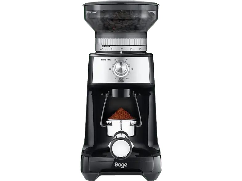 Sage SCG600BTR2EEU1 The Dose Control™ Pro Kaffeemühle (Black Truffle/Matt-Schwarz, 130 Watt, Kegelmahlwerk)