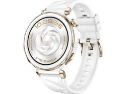 Huawei watch GT5 Pro 42mm, Weißes Fluorelastomer-Armband; Smart Watch