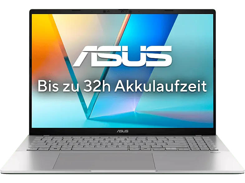 ASUS Vivobook S 16 S3607QA-PL004W Notebook Zoll, WQXGA, Snapdragon X, GB RAM, 512 SSD, Windows 11 Home, Adreno™ Onboard Graphics, Cool Silver