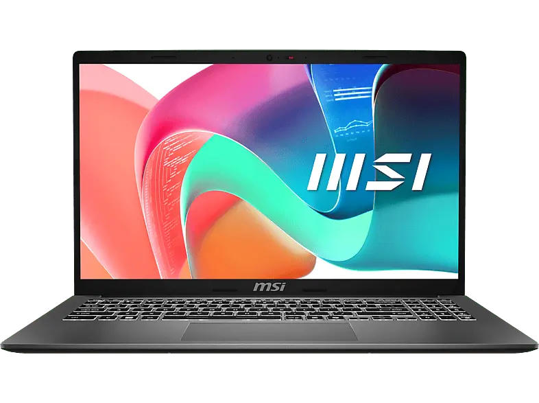 MSI Modern 15 F1MG-678 Notebook 15,6 Zoll, Full-HD, Intel® Core™ 7 Prozessor 150U, 16 GB RAM, 1 TB SSD, Windows 11 Home, Platingrau / Schwarz