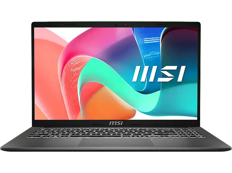 MSI Modern 15 F1MG-678 Notebook 15,6 Zoll, Full-HD, Intel® Core™ 7 Prozessor 150U, 16 GB RAM, 1 TB SSD, Windows 11 Home, Platingrau / Schwarz