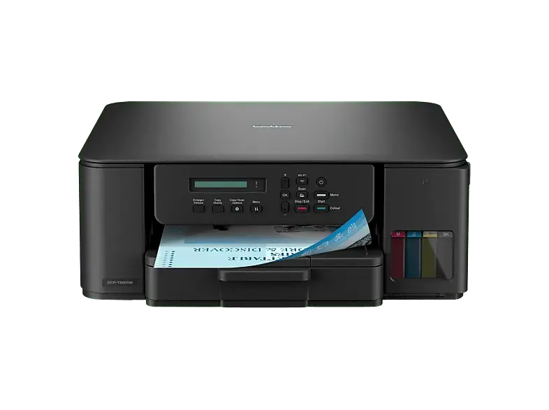 BROther DCP-T580DW Multifunktionsdrucker, Tintenstrahl, WLAN, Schwarz Drucker