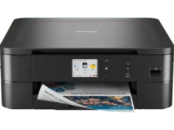 BROther DCP-J1140DW, 16.5 S/Min Farbe, Multifunktionsdrucker, WLAN, Tintendruck, Schwarz
