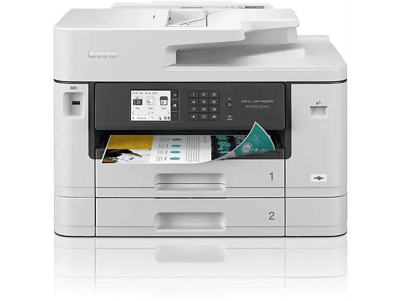 BROther MFC-J5740DW, 28 S/min (ISO), Kopieren 25/16 Multifunktionsdrucker