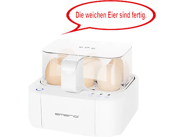 Emerio EB-115560.2 Eierkocher (Anzahl Eier: 6, 400 Watt)